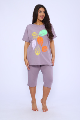 Костюм женский 46643 пыльная роза